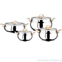Набор посуды 4 предмета &quot;YUMMY MODEL /GOLD&quot; / 151817