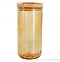 Банка для сыпучих продуктов 820 мл светло-коричневая &quot;Jars&quot; / 365272