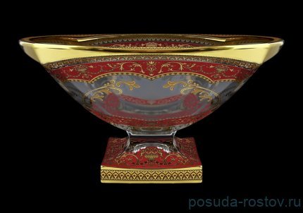 Ваза для фруктов 34 см &quot;Astra Gold /Красная&quot; / 069983