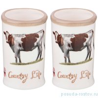 Набор подставок для зубочисток 3,6 х 3,6 х 6 см 2 шт &quot;COUNTRY LIFE&quot; / 220698