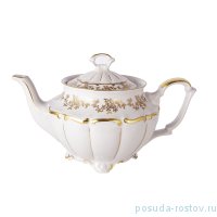 Заварочный чайник 1,1 л &quot;Мария-Тереза /Золотые веточки /Белая&quot; / 229251