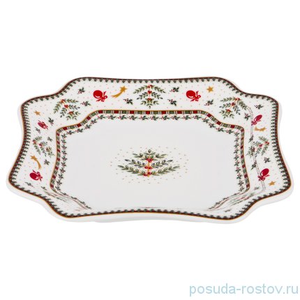 Блюдо 18 х 18 х 2,5 см квадратное &quot;Christmas Collection&quot; / 192117