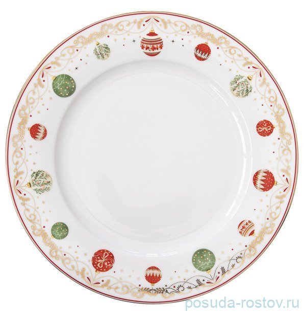 Тарелка 26,5 см "Christmas Eve /Новогодние шары" / 362183