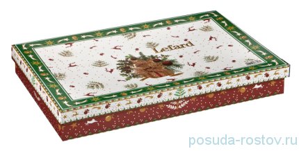 Блюдо 30 х 19 см прямоугольное зелёное &quot;Christmas Collection /Подарок&quot; / 192376