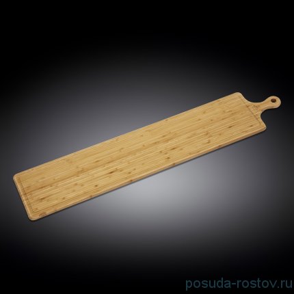 Доска сервировочная 100 x 20 см длинная с ручкой  / 260196