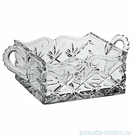 Фруктовница 25,5 см квадратная с ручками "BAROQUE" / 104556
