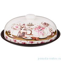 Блюдо для блинов 23 х 10 см с крышкой &quot;Coffee&quot; / 190370