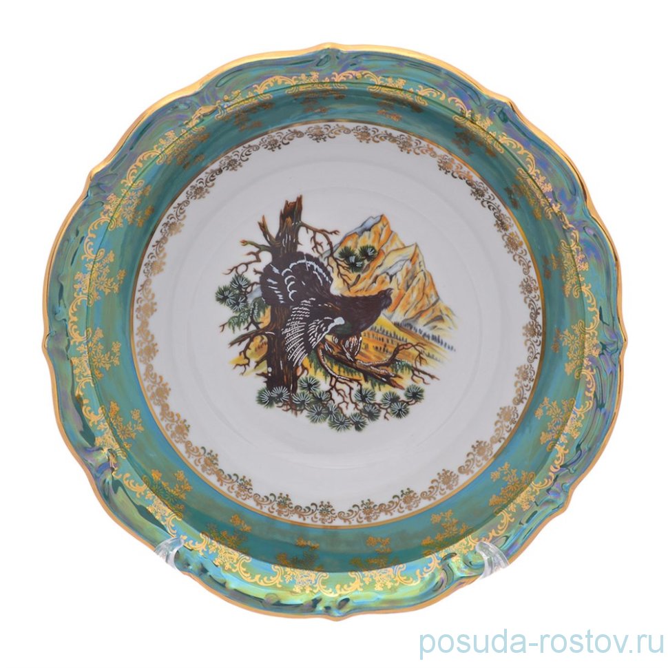 Салатник 26 см "Мария-Тереза /Охота зеленая" R-L / 277298