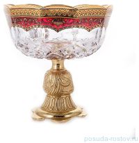 Креманка 12 см н/н бронза &quot;Романсе /Империя красная&quot; / 125194