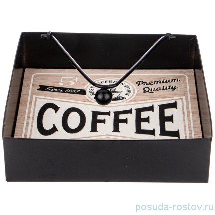 Подставка для салфеток 18 х 18 х 5 см &quot;Coffee &amp; Tia time&quot; / 254957