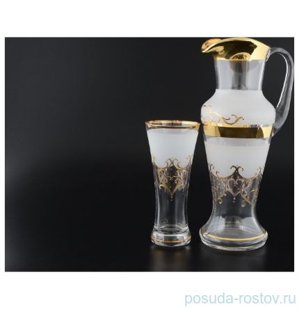 Набор для воды 7 предметов (кувшин + 6 стаканов) &quot;Иксовка /Pamela&quot; R-G / 058614