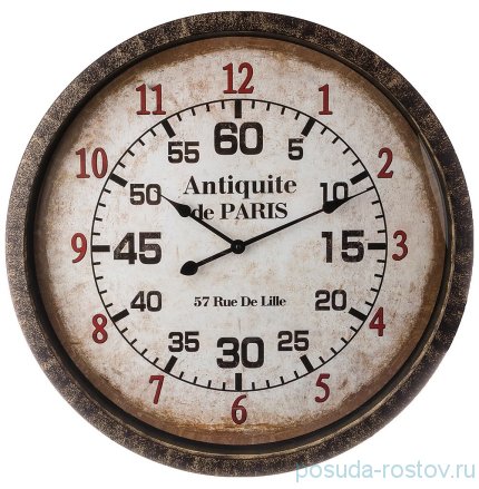 Часы настенные 67 см кварцевые круглые &quot;ANTIQUITE DE PARIS&quot; / 187997