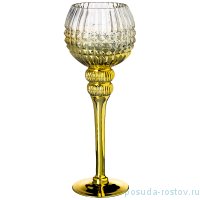 Подсвечник 10 х 35 см золотистый / 268356
