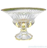 Ваза для фруктов 35 см &quot;Адажио /Империя /Зелёная&quot; / 069977