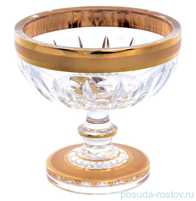 Конфетница 11,5 см н/н "Хрусталь с золотом" MC / 146284