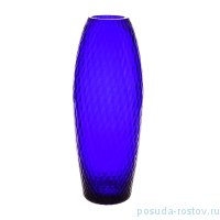 Ваза для цветов 30 см &quot;Эгерманн /Ромбы /Индиго&quot; / 173874