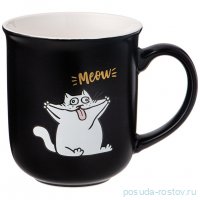 Кружка 400 мл чёрная &quot;Котопёс&quot; / 339680