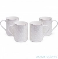 Набор кружек 400 мл 4 шт &quot;Grey lace&quot; / 379179