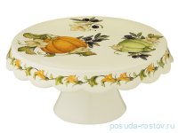 Тортница 27 см н/н &quot;Artigianato ceramico /Тыква&quot; / 149400