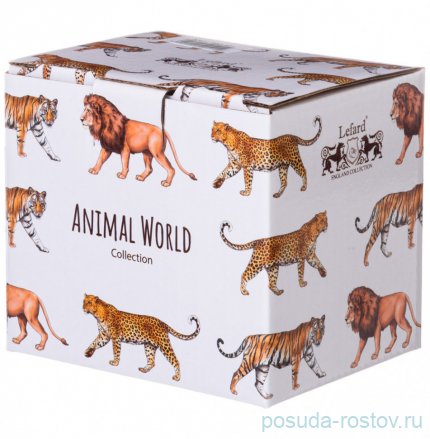 Кружка 400 мл &quot;Animal world /Леопард&quot; / 263914