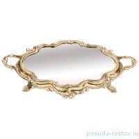 Поднос 48 х 30 см с ручками зеркальный &quot;Stilars&quot; / 211000
