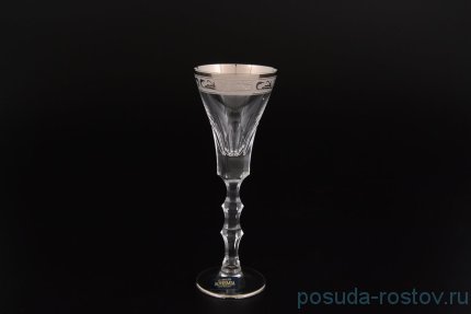 Рюмки 50 мл 6 шт &quot;Романа /Платина&quot; / 054017