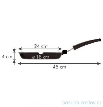 Сковорода-гриль 34 х 24 см &quot;Tescoma /PREMIUM&quot; / 147677