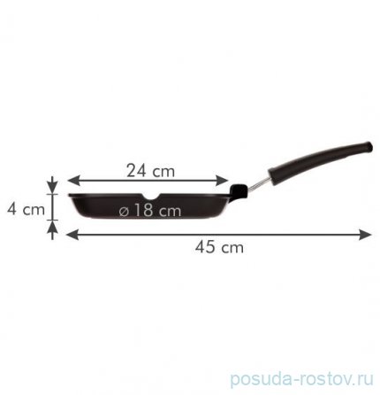 Сковорода-гриль 34 х 24 см &quot;Tescoma /PREMIUM&quot; / 147677