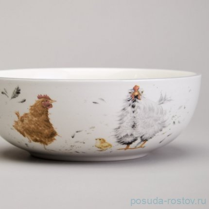 Салатник 16,5 х 6 см 650 мл &quot;Funny hens&quot; / 368026