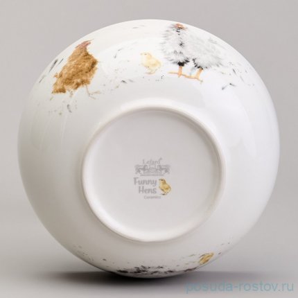 Салатник 16,5 х 6 см 650 мл &quot;Funny hens&quot; / 368026