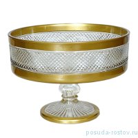 Ваза для фруктов 25 см н/н &quot;Barok /золото&quot; / 255203