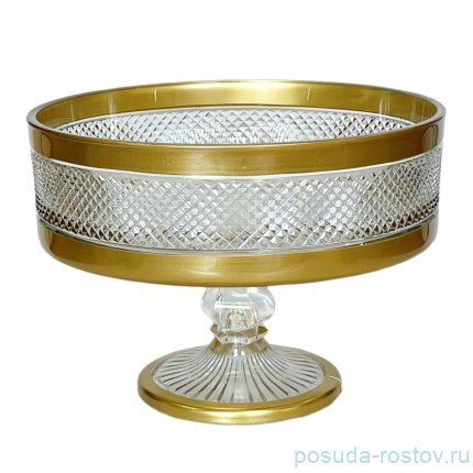 Ваза для фруктов 25 см н/н &quot;Barok /золото&quot; / 255203