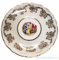 Блюдце 15 см &quot;Корона /Аляска /Мадонна перламутр&quot; / 354396