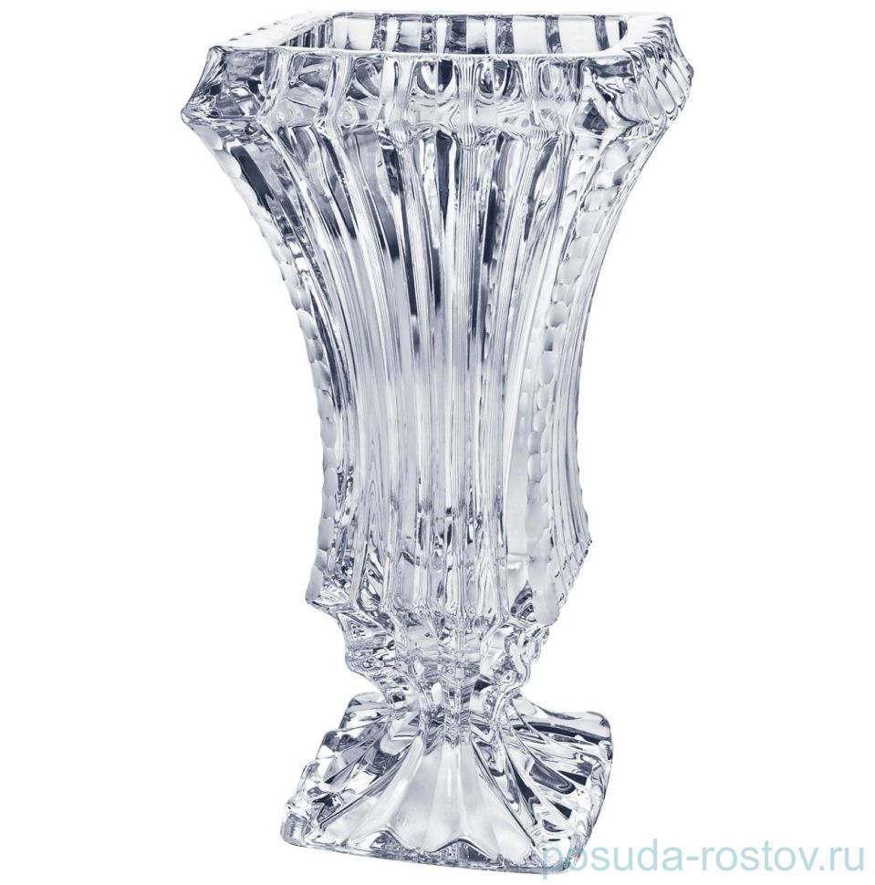 Ваза для цветов 30 см "Prague /Без декора" хрусталь Йиглава / 100357