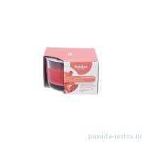 Свеча ароматическая 5 х 8 см в стекле &quot;Гранат /Bolsius&quot; / 257234