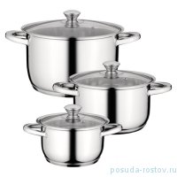 Набор кастрюль 3 шт (16, 20, 24 см) &quot;Gourmet&quot; / 167946