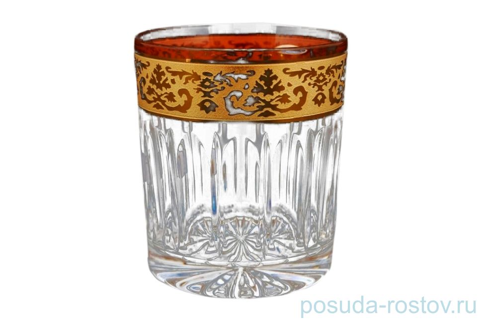 Стаканы для виски 320 мл 6 шт "Max Crystal /Золото" / 110457
