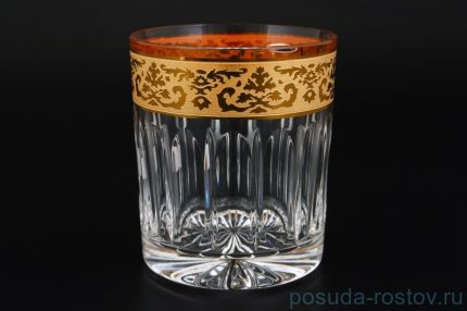 Стаканы для виски 320 мл 6 шт &quot;Max Crystal /Золото&quot; / 110457