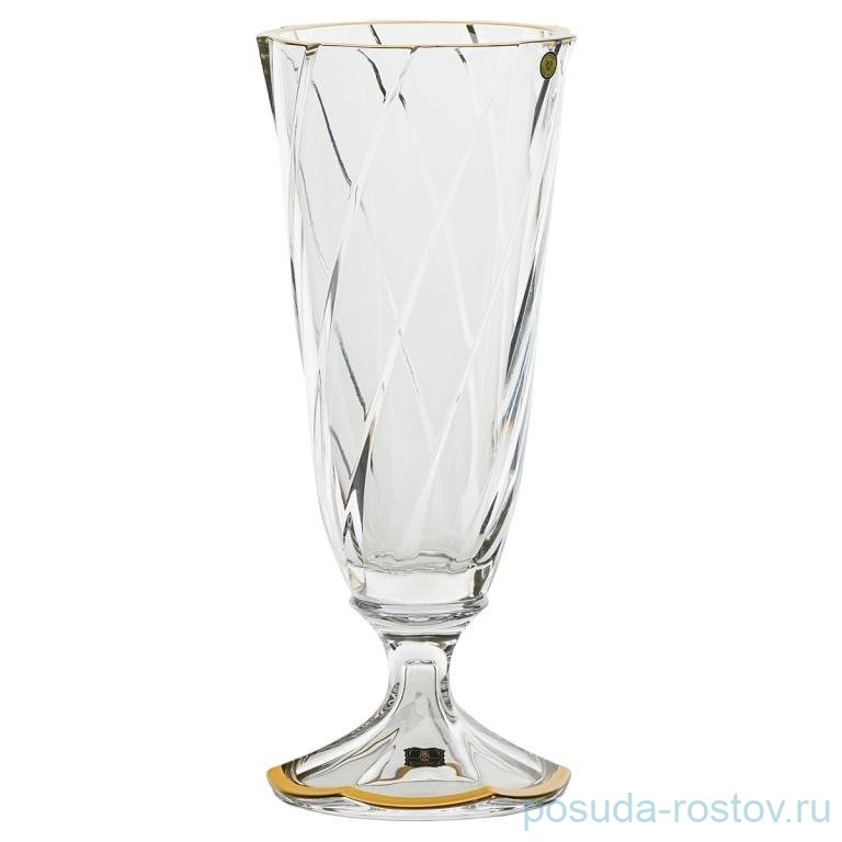 Ваза для цветов 40 см н/н "Phoenix /с золотом" AS Crystal / 340948