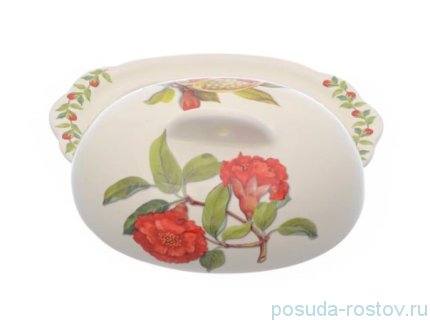 Маслёнка 22,5 х 15,5 см &quot;Artigianato ceramico /Гранат&quot; / 233000