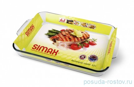 Лоток для запекания 4,8 л прямоугольный &quot;Simax&quot; / 048187