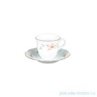 Кофейная пара 145 мл 1 шт высокая &quot;Менуэт /Цветочное пробуждение&quot; / 259592