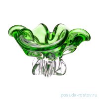 Конфетница 22 см &quot;Прозрачно-зелёная&quot; / 275299