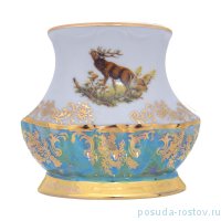 Салфетница 12 х 4 см &quot;Мария-Тереза /Охота зеленая&quot; R-L / 277299