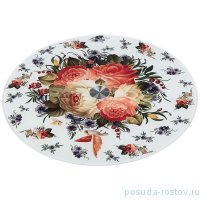 Блюдо 32 х 3 см вращающееся круглое &quot;Роскошный сад&quot; / 224872