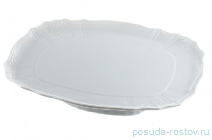 Поднос 40 х 32 см прямоугольный н/н &quot;Бернадотт /Без декора&quot; / 097385