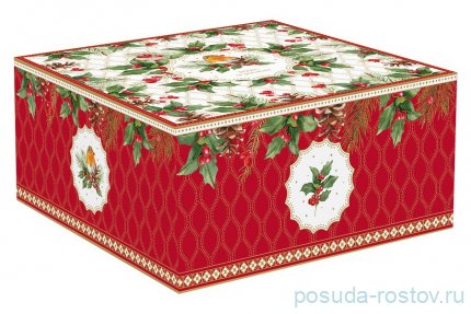 Салатник 20 см &quot;Рождественские ягоды&quot; (подарочная упаковка) / 336694
