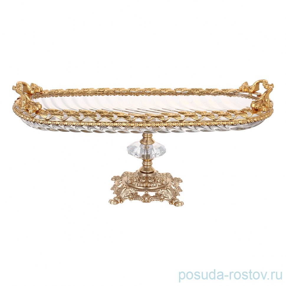 Блюдо овальное н/н с ручками / 374243