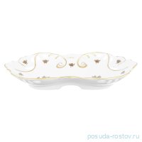 Блюдо 35 см овальное &quot;Корона /Золотая роза&quot; / 212733