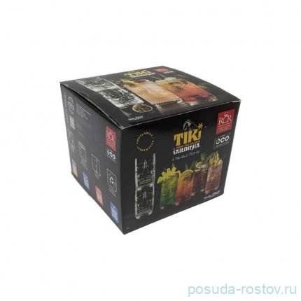 Стаканы для коктейля 450 мл 4 шт &quot;Tiki Sardinia&quot; / 328695